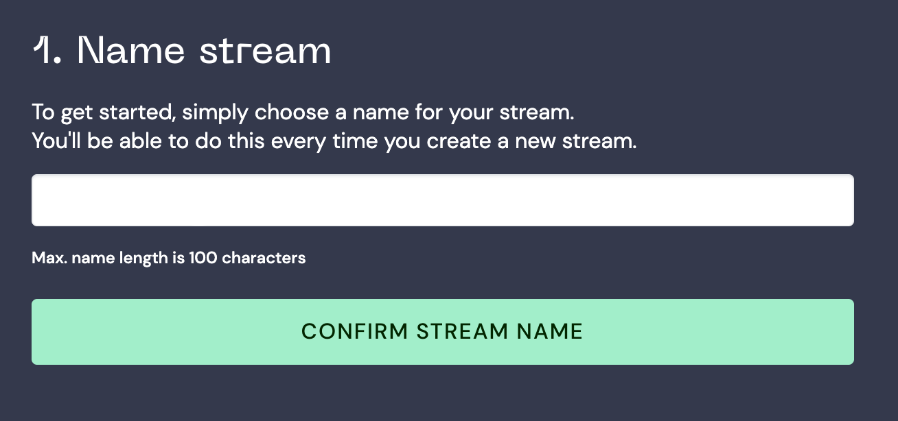 Name Your Stream